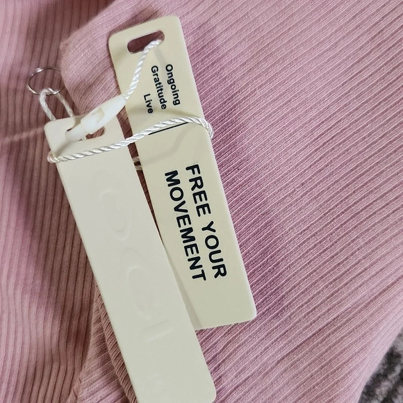 OGL move-Naked Sensation Eco-SkinKiss® Rib  Cowl Asymmetrical shirt pink - Picture 13 of 14